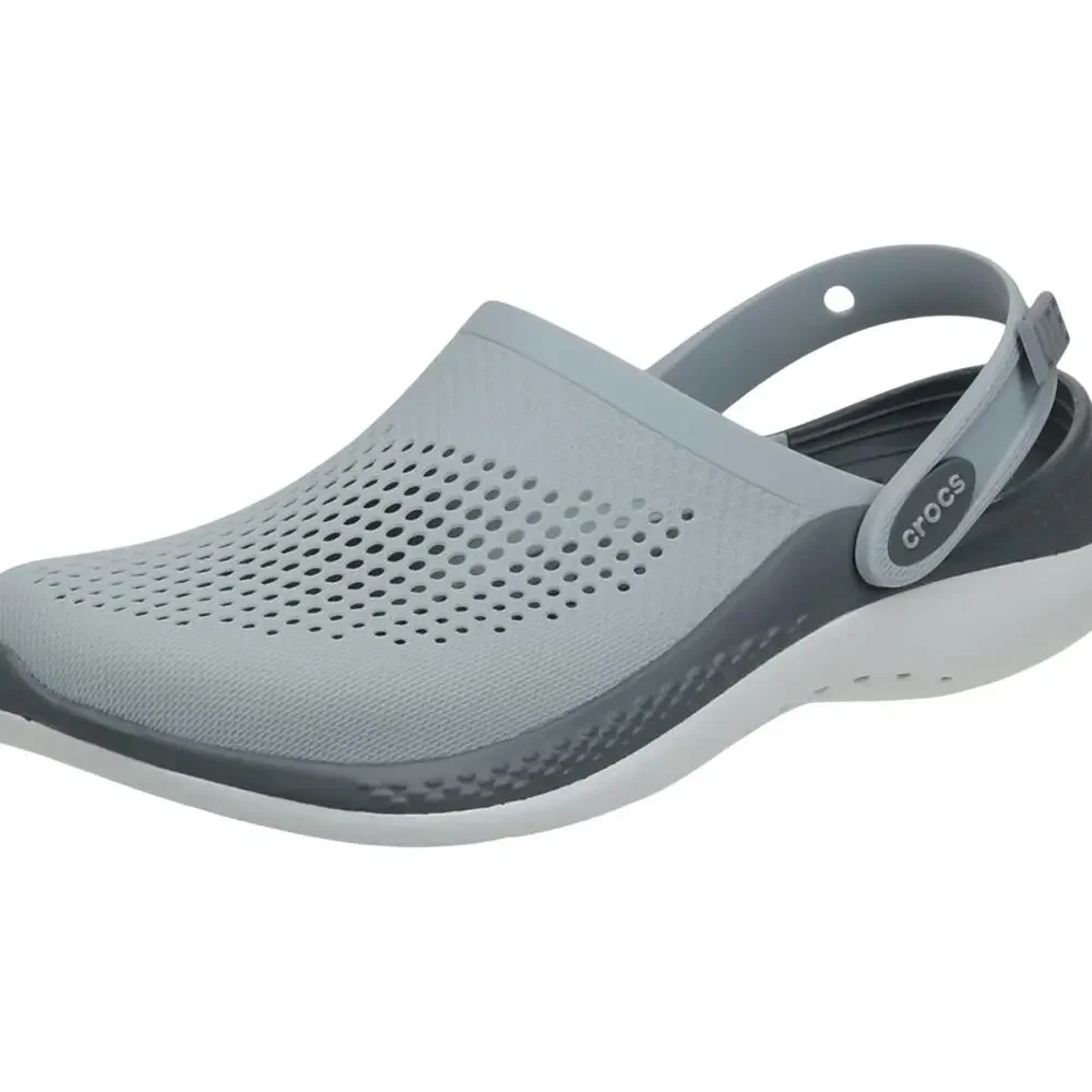 Crocs Unisex Literide 360 Clog Shoes‎ Size Junior 5 Light Grey, Dark Grey accent